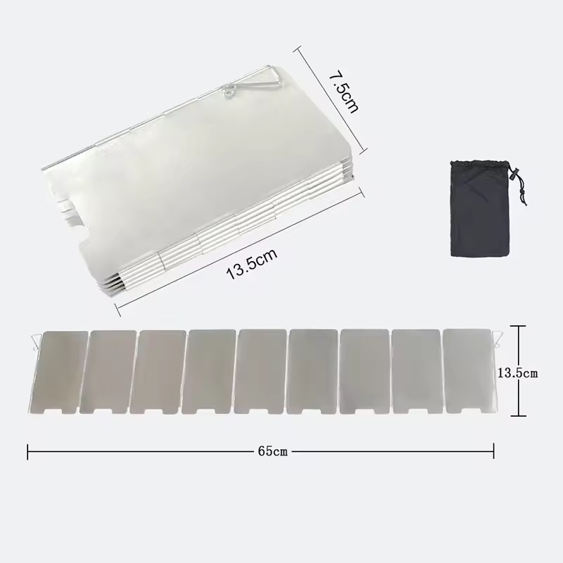 Outdoor Camping Outlet - Outdoor Stove Wind Shield Camping Windscreen