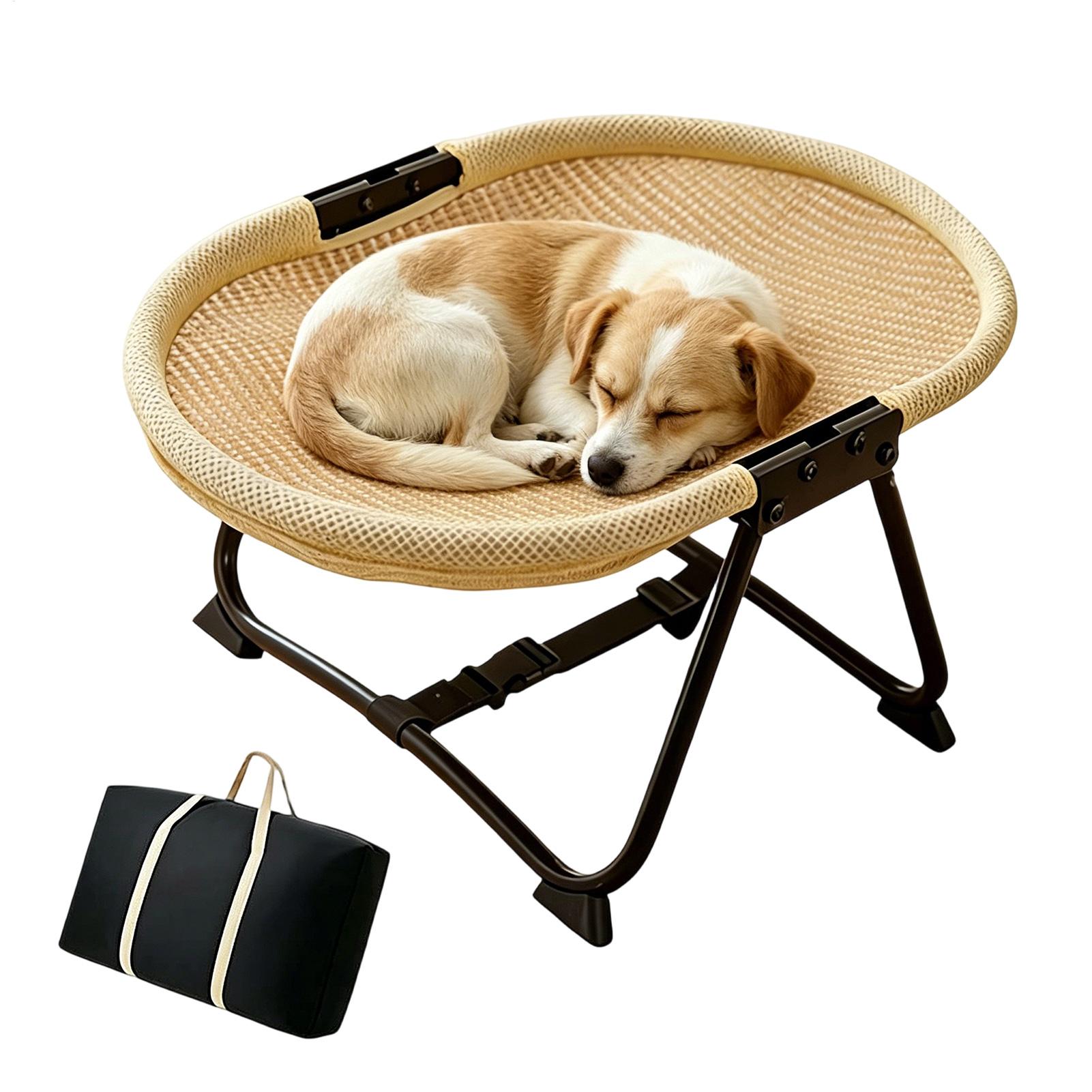 Outdoor Camping Dog Bed - Dog Cot Bed Foldable Breathable Pad