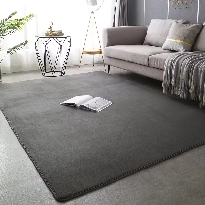 Outdoor Camping Games For Adults - VIKAMA Solid-colour Large Area Carpet for