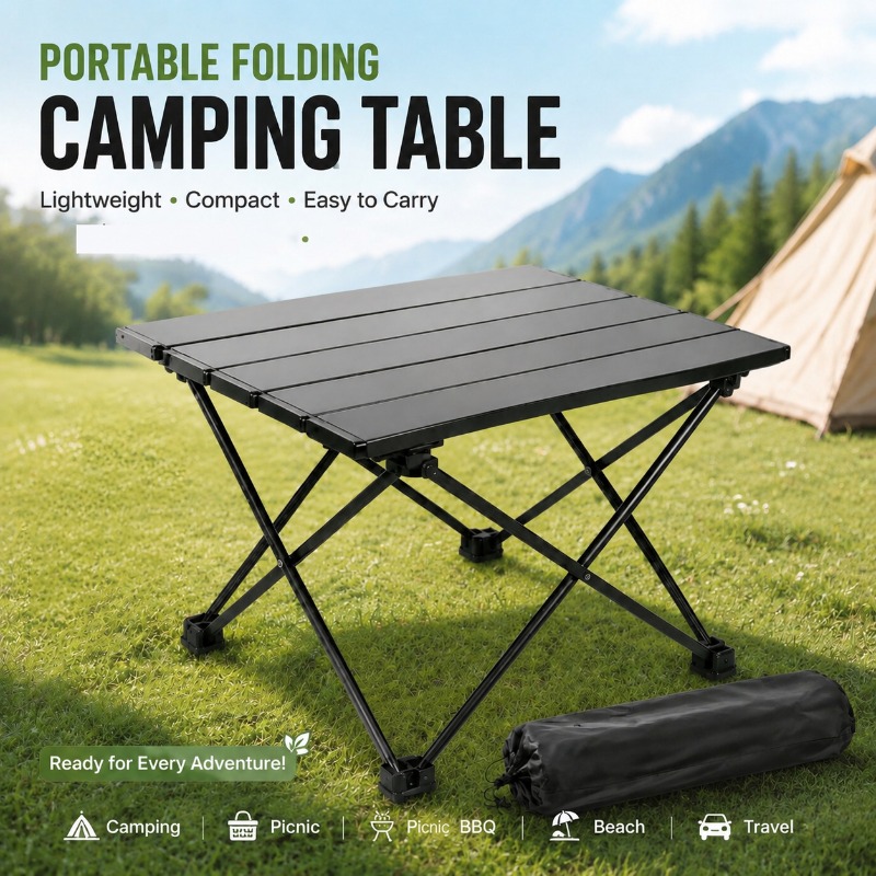 Outdoor Camping Table Foldable - Lightweight Portable Foldable Camping Table Foldable