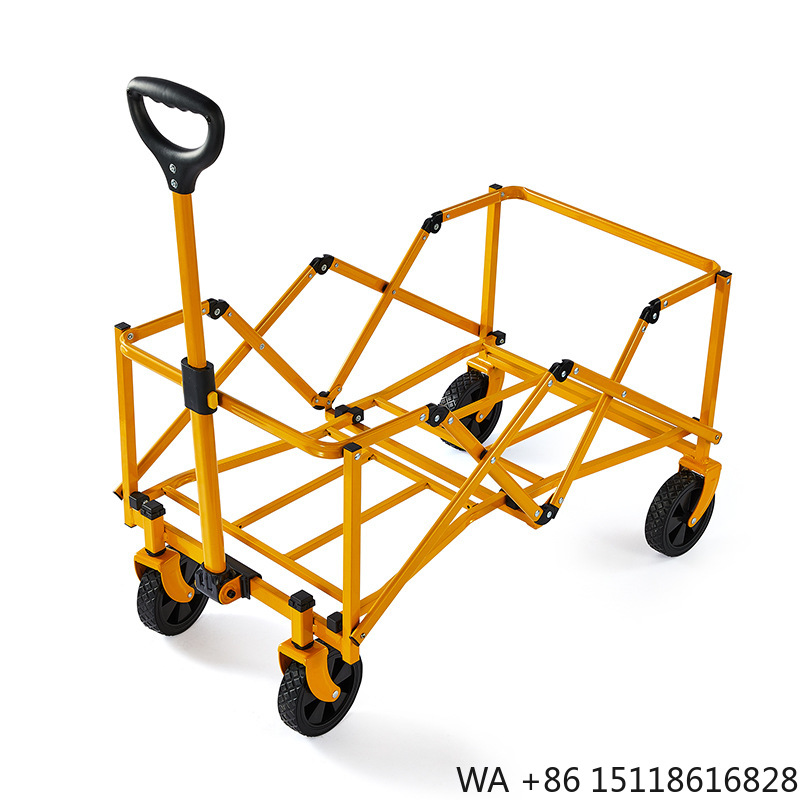 Outdoor Camping Furniture - Collapsible Foldable Wagon, Beach Cart Large