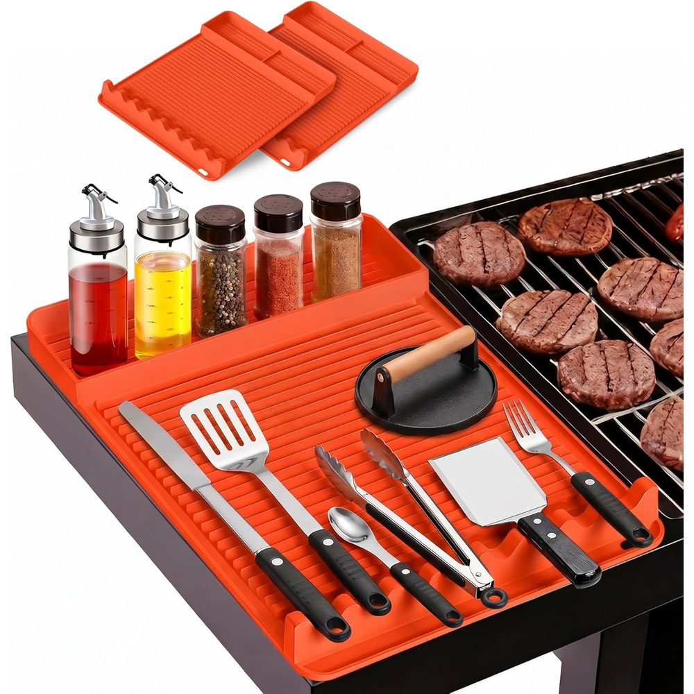 Cooking Outdoor Camping - Heat Resistant Silicone Grill Mat -
