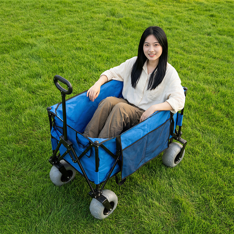 Foldable Metal Beach Wagon Qui - Outdoor Camping Furniture ulasan dan harga