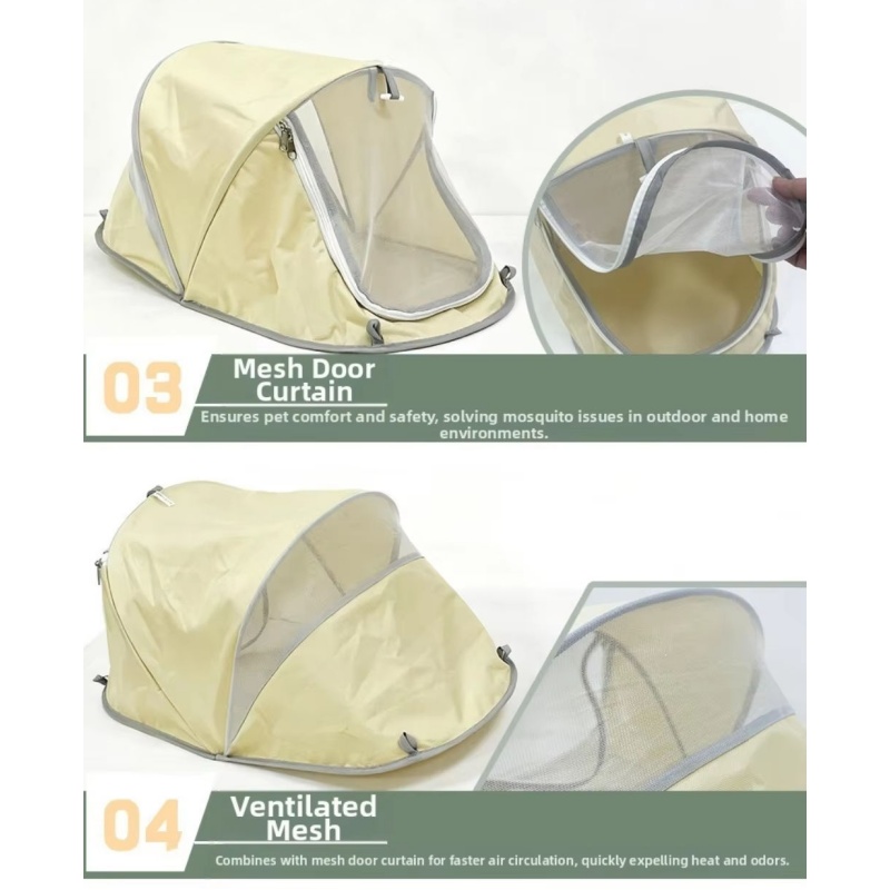 Portable Pop Up Dog Tent Sun P - Outdoor Camping Dog Bed ulasan dan harga