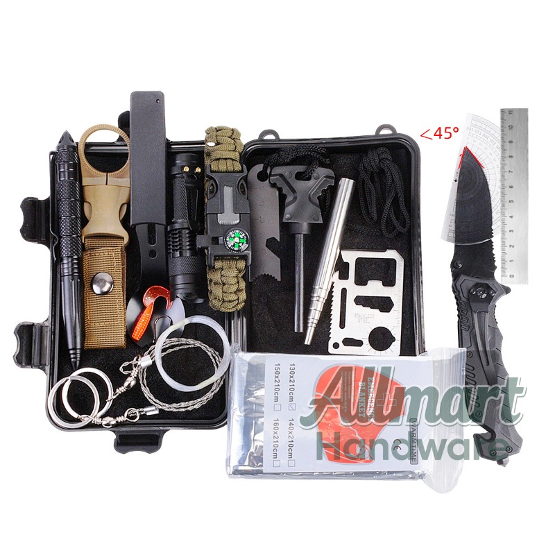 Multi functional portable EDC  - First Aid Kit Camping ulasan dan harga
