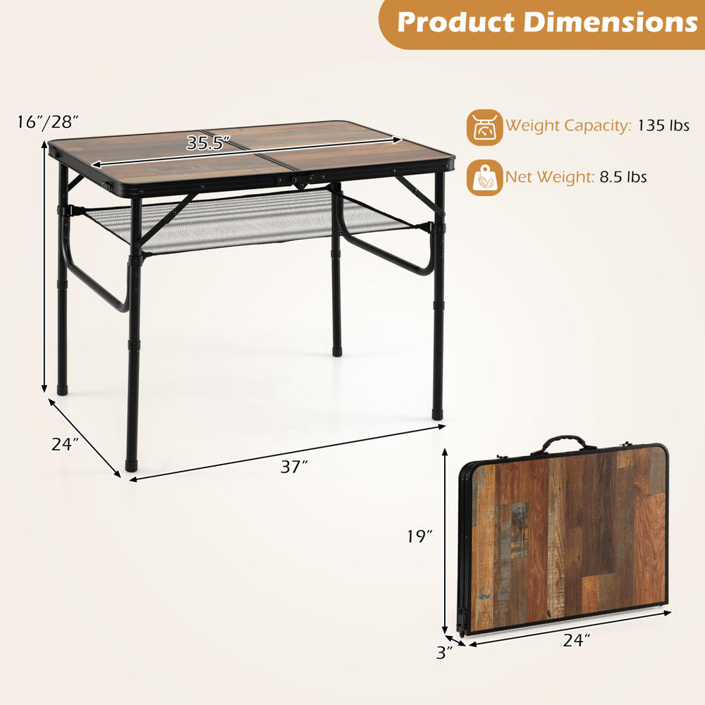 Single Folding Camping Table C - Camp Table Folding ulasan dan harga