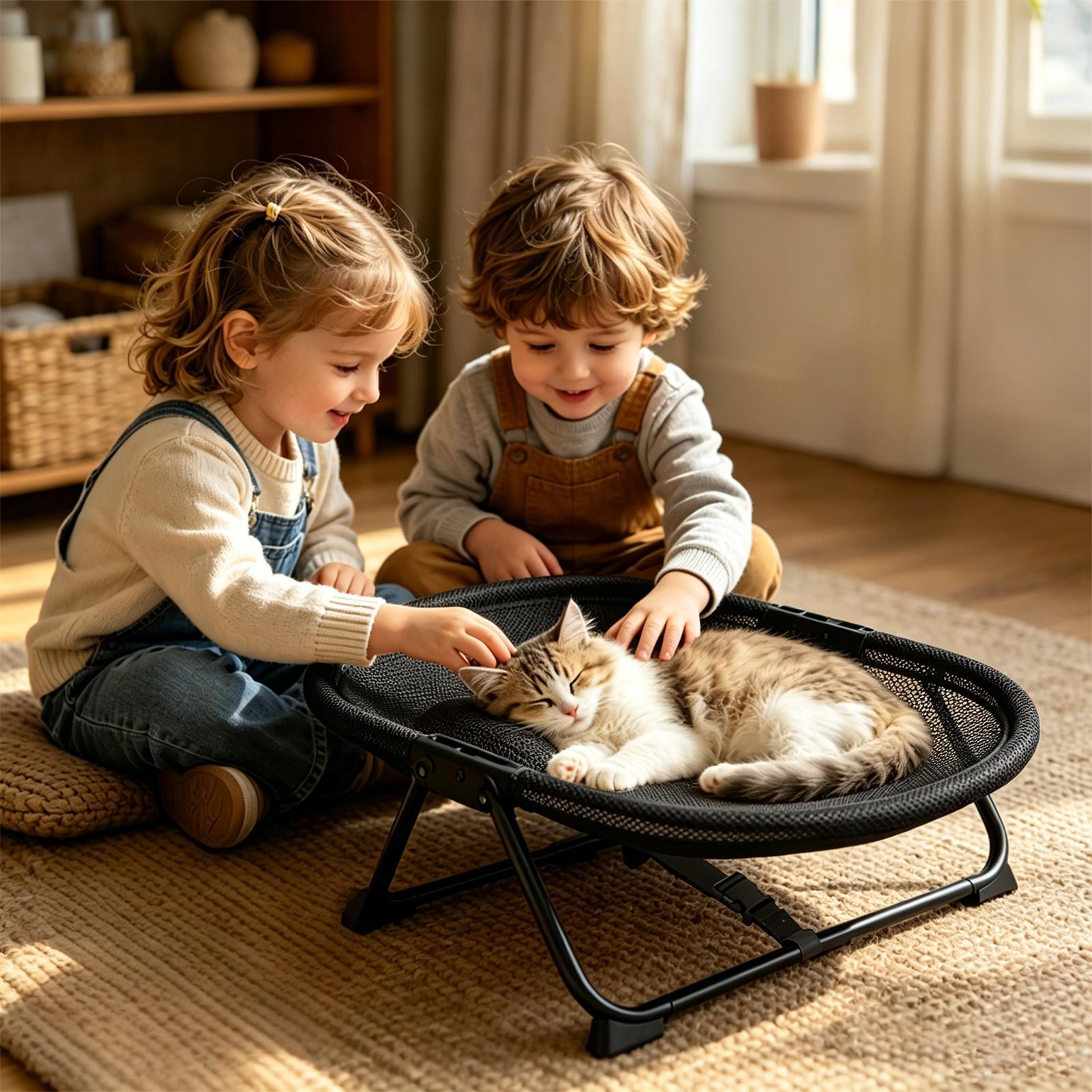 Dog Cot Bed Foldable Soft Hamm - Outdoor Camping Dog Bed ulasan dan harga