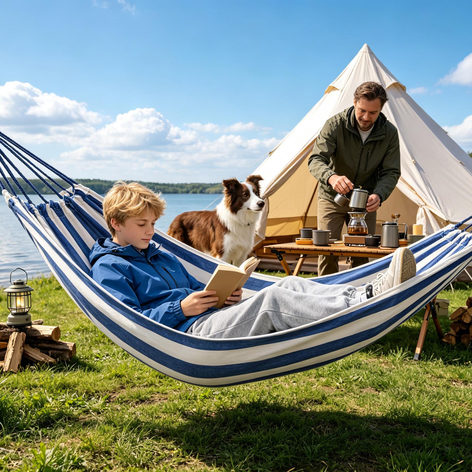 Portable Hammock 200x150cm Por - Camping Hammock ulasan dan harga