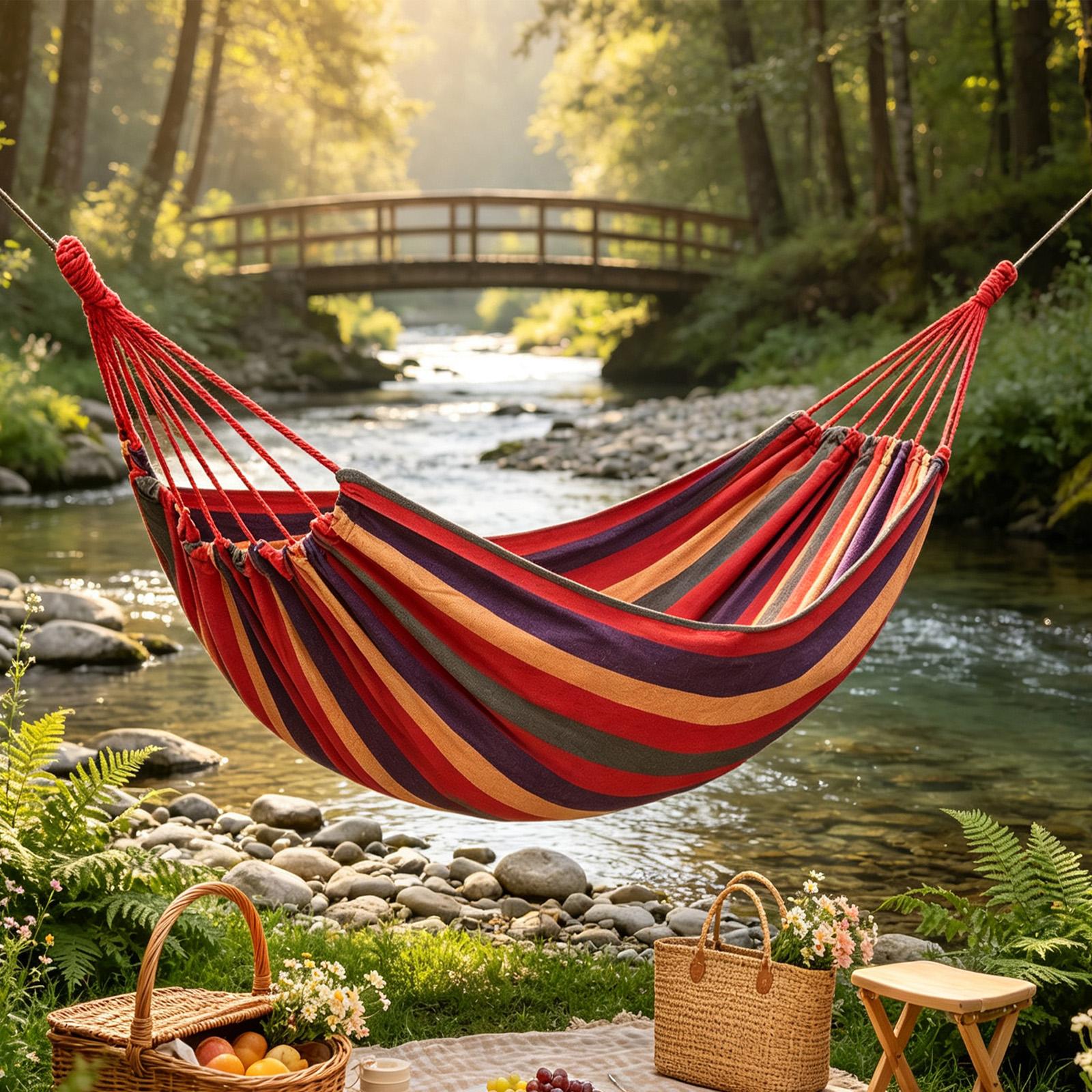 Portable Hammock 200x150cm Por - Camping Hammock ulasan dan harga