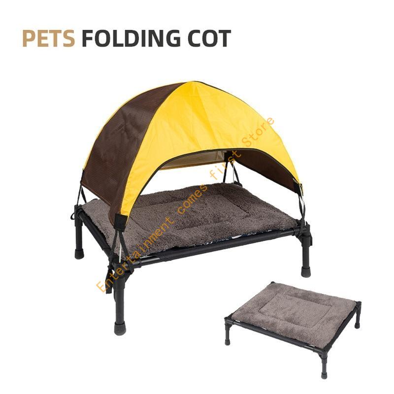 Outdoor Raised Dog Cot Bed wit - Outdoor Camping Dog Bed ulasan dan harga