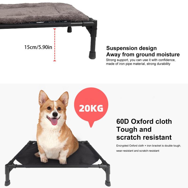 Outdoor Elevated Dog Bed Folda - Outdoor Camping Dog Bed ulasan dan harga