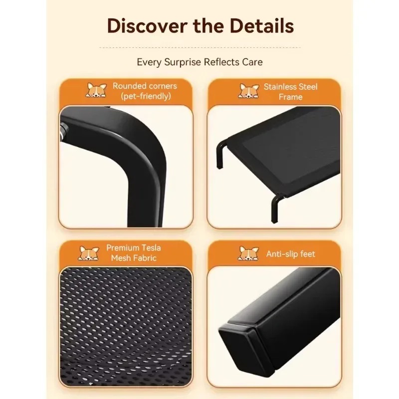 Dog House Foldable Dog Bed All - Outdoor Camping Dog Bed ulasan dan harga
