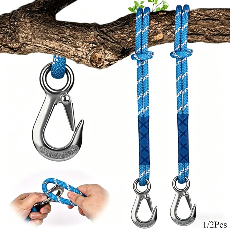 1/2Pcs Wear Resistant Metal Ho - Camping Hammock ulasan dan harga