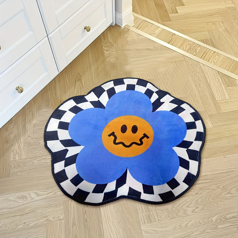 VIKAMA Blue Smiley Face Flower - Camping Outdoor Or Indoor ulasan dan harga