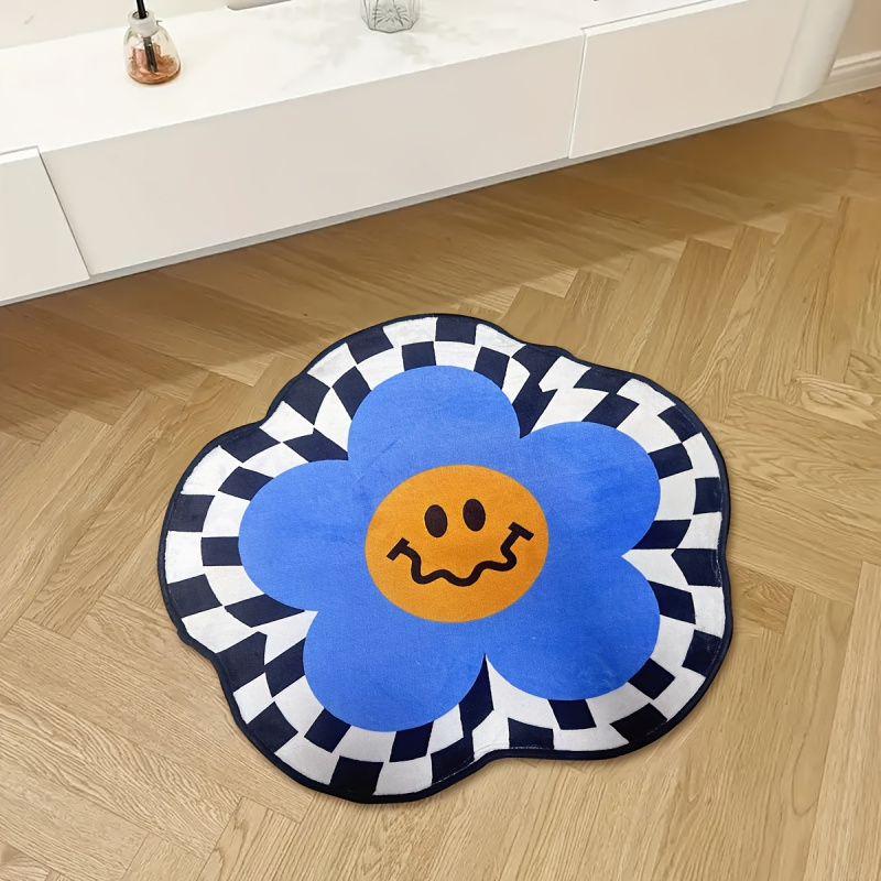 VIKAMA Blue Smiley Face Flower - Camping Outdoor Or Indoor ulasan dan harga