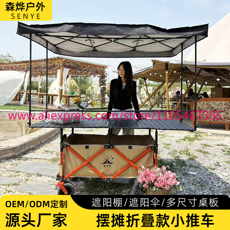 1PCS camper stall large foldab - Outdoor Camping Table Foldable ulasan dan harga