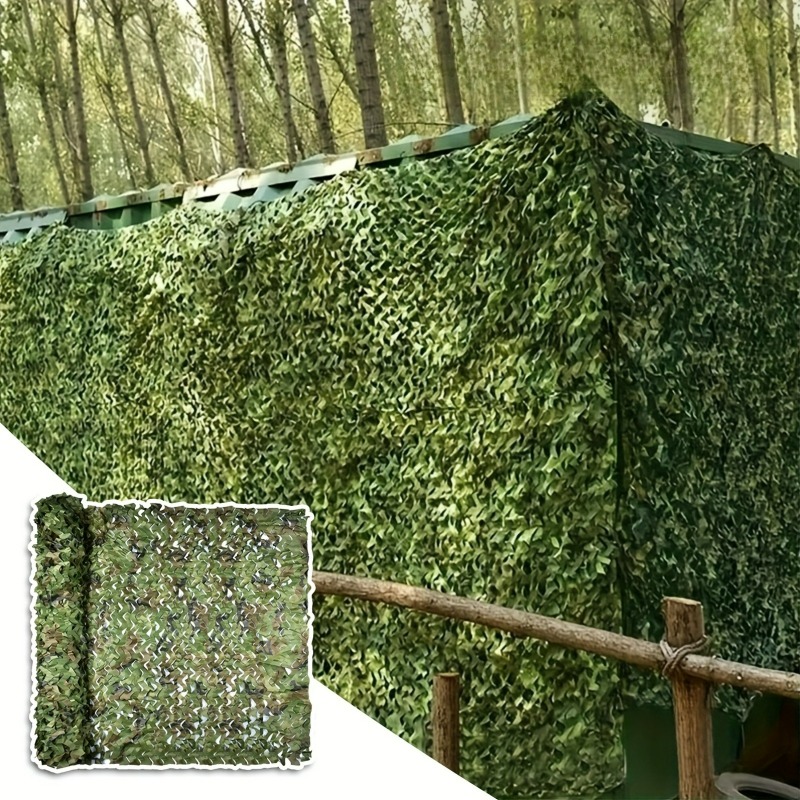 1pc Green Camouflage Netting J - Outdoor Camping Venues ulasan dan harga
