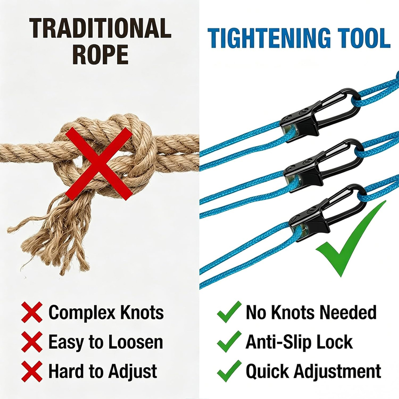 8pcs Camping Tent Rope Tighten - Outdoor Camping Guy ulasan dan harga