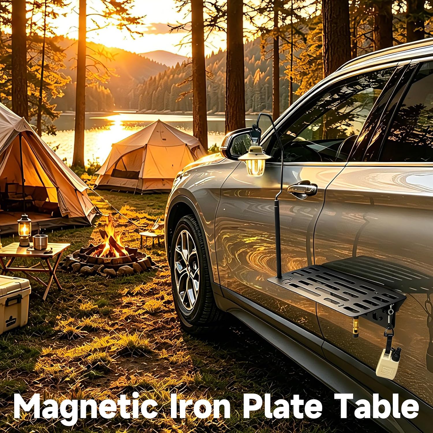 Magnetic Foldable Car Side Tab - Outdoor Camping Table Foldable ulasan dan harga
