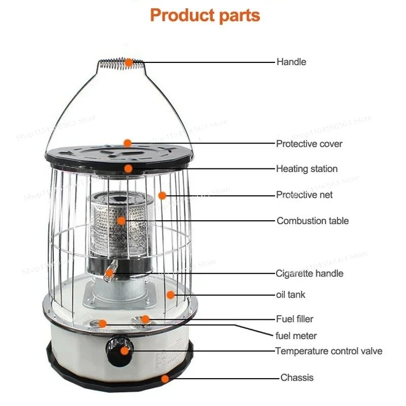Portable Heater Ice Fishing Ca - Cooking Outdoor Camping ulasan dan harga