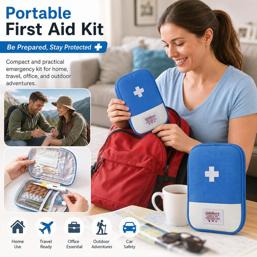 Large Capacity Portable First  - First Aid Kit Camping ulasan dan harga