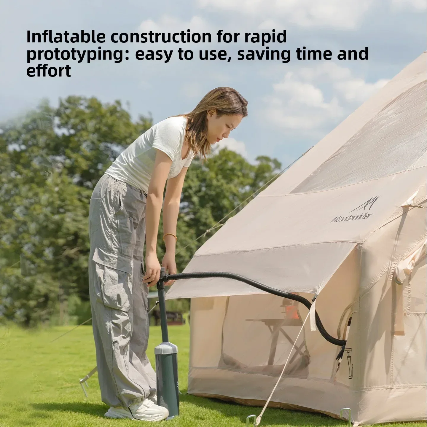 MOUNTAINHIKER Extra Large Infl - Outdoor Camping House ulasan dan harga