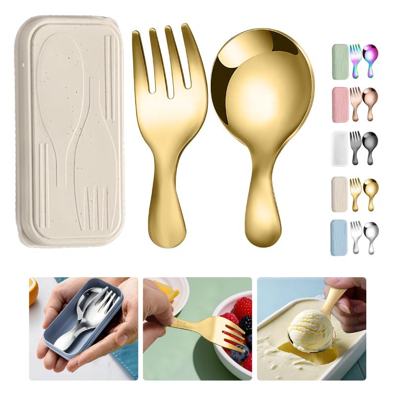Stainless Steel Tableware Set  - Cooking Outdoor Camping ulasan dan harga