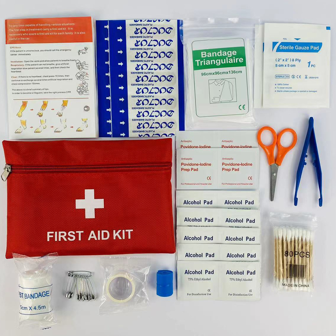 14pcs First Aid Kit Trauma Kit - First Aid Kit Camping ulasan dan harga