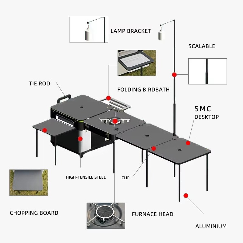 High Quality Outdoor Portable  - Outdoor Camping Table Foldable ulasan dan harga
