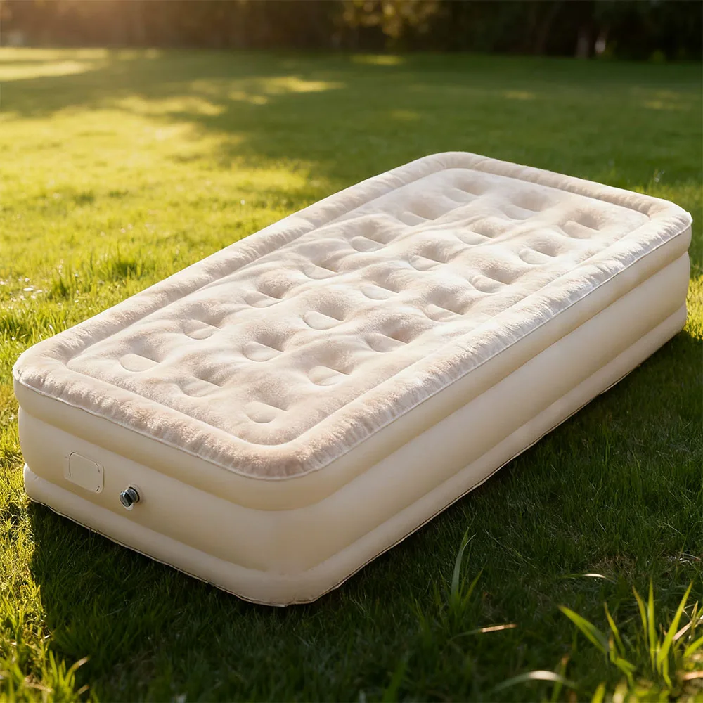 Air Mattress Built-in Pump Sel - Camping Outdoor Or Indoor ulasan dan harga
