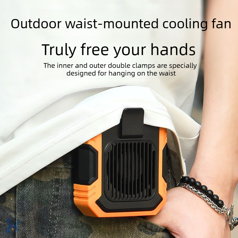 Waist Mount Clip on Fan USB Re - Outdoor Camping Ventilator ulasan dan harga