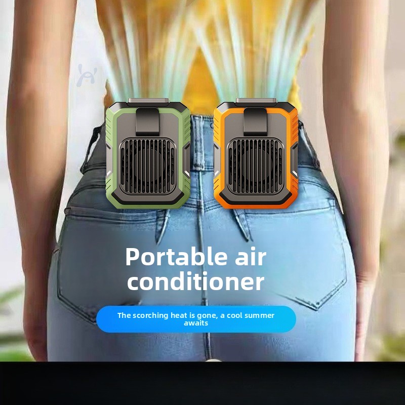 Waist Mount Clip on Fan USB Re - Outdoor Camping Ventilator ulasan dan harga
