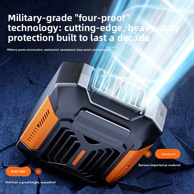 Waist Mount Clip on Fan USB Re - Outdoor Camping Ventilator ulasan dan harga