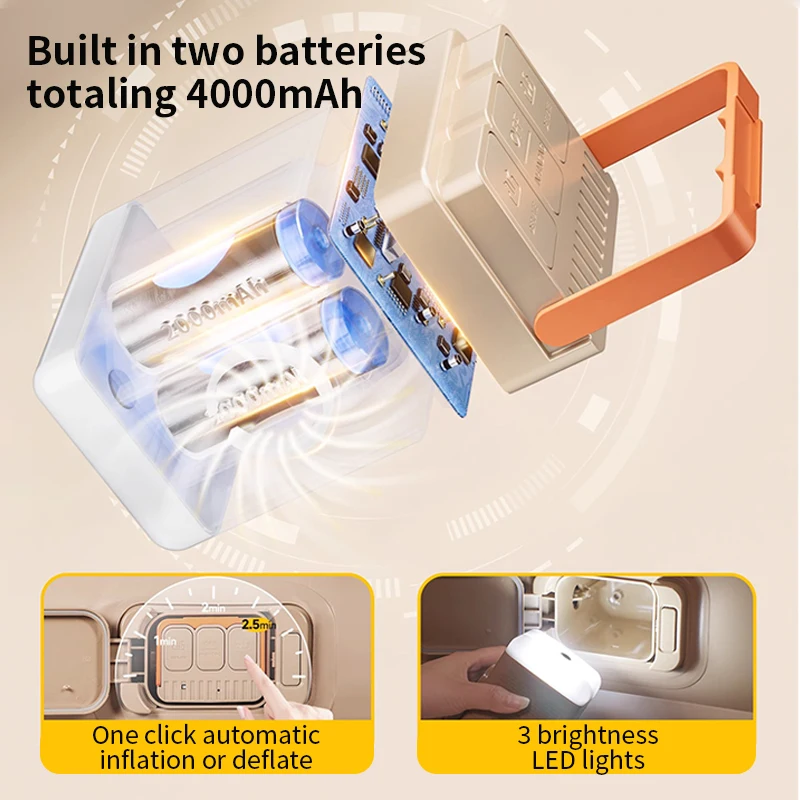 New Air Mattress Built-in Pump - Camping Outdoor Or Indoor ulasan dan harga