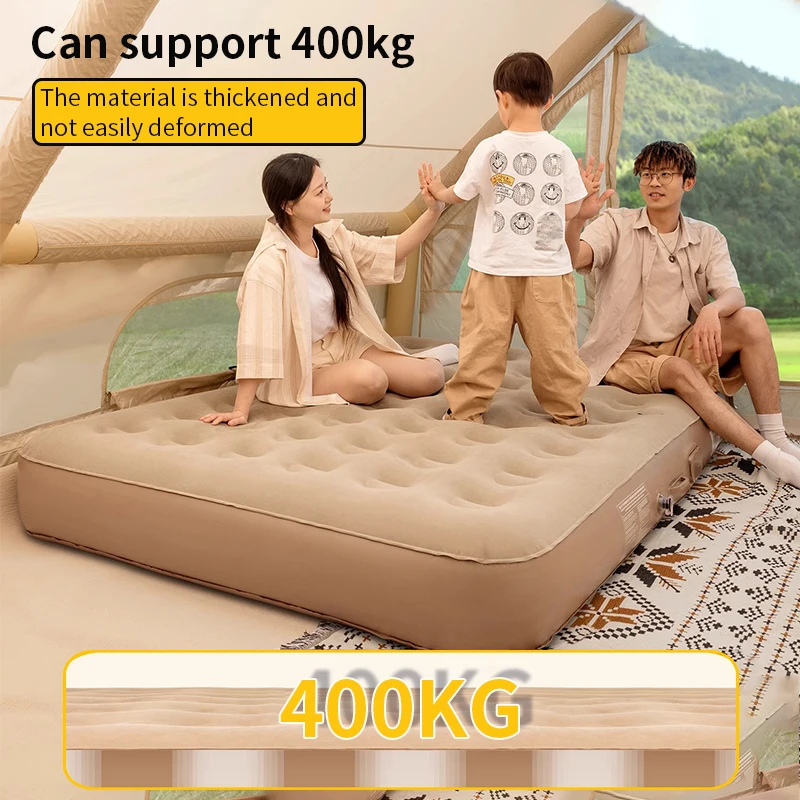 New Air Mattress Built-in Pump - Camping Outdoor Or Indoor ulasan dan harga