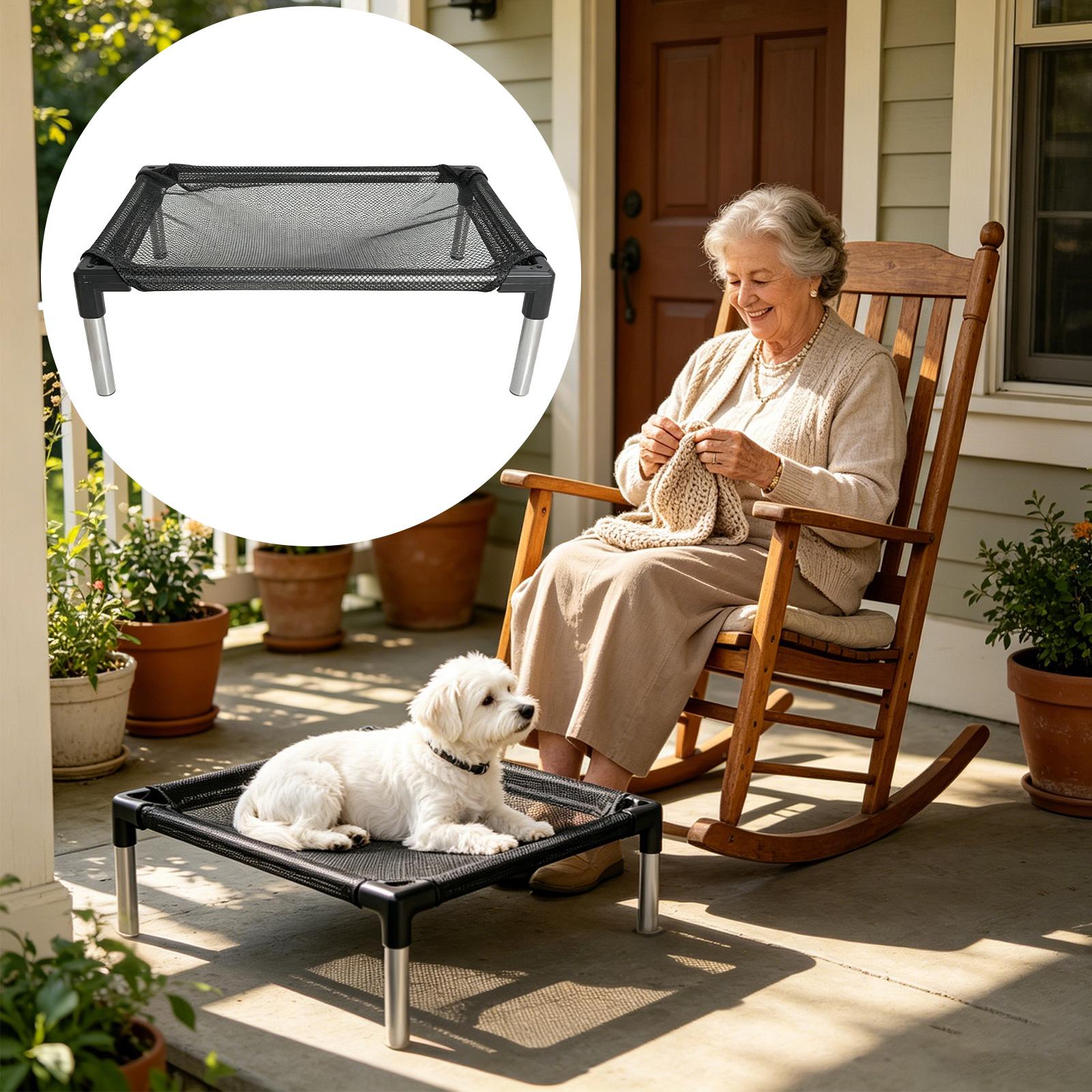 Elevated Dog Bed Breathable Me - Outdoor Camping Dog Bed ulasan dan harga